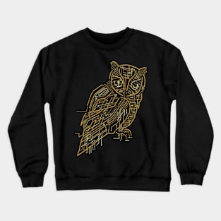 Cyber Owl Crewneck Sweatshirt